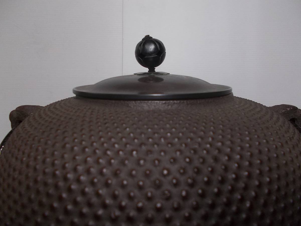 即決 良品 茶道具 野々田電熱器付き風炉釜セット 露 釜環