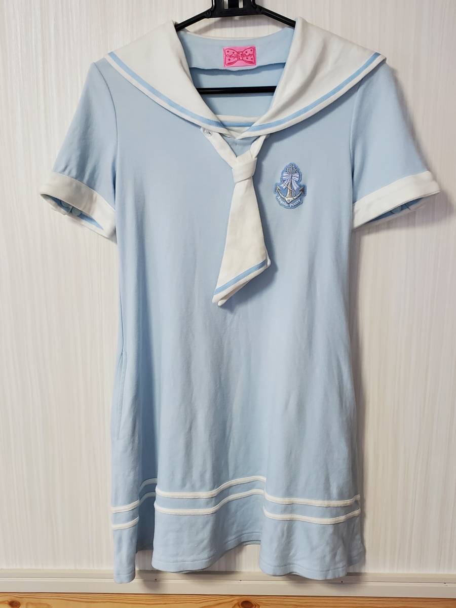 Angelic Pretty 半袖セーラーワンピース 水色 /アンジェリックプリティ 