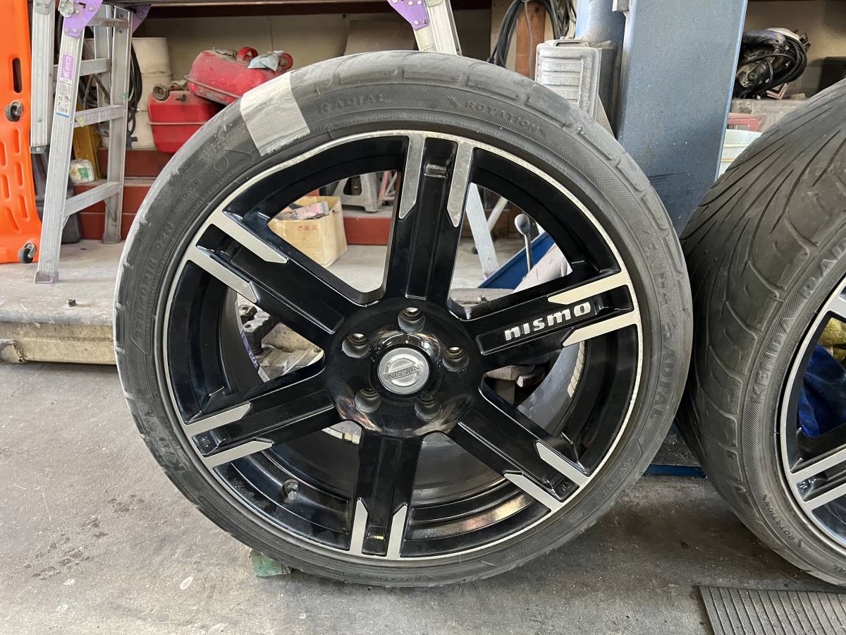 エルグランド ニスモ Nismo セレナ 日産 ホイール タイヤ 18インチ ３本 ラジアルタイヤ 売買されたオークション情報 Yahooの商品情報をアーカイブ公開 オークファン Aucfan Com