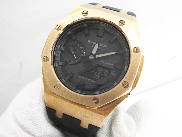 G-SHOCK 本体 GA-2100-1AJF カシオーク GA2100 カスタムパーツ メタル 
