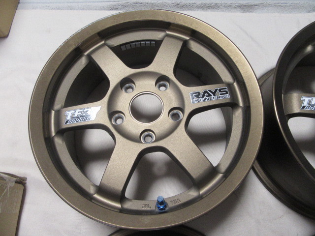 RAYS VOLK RACING TE37 ブロンズ 15インチ 4H PCD114.3 7J-15+43 6.5J