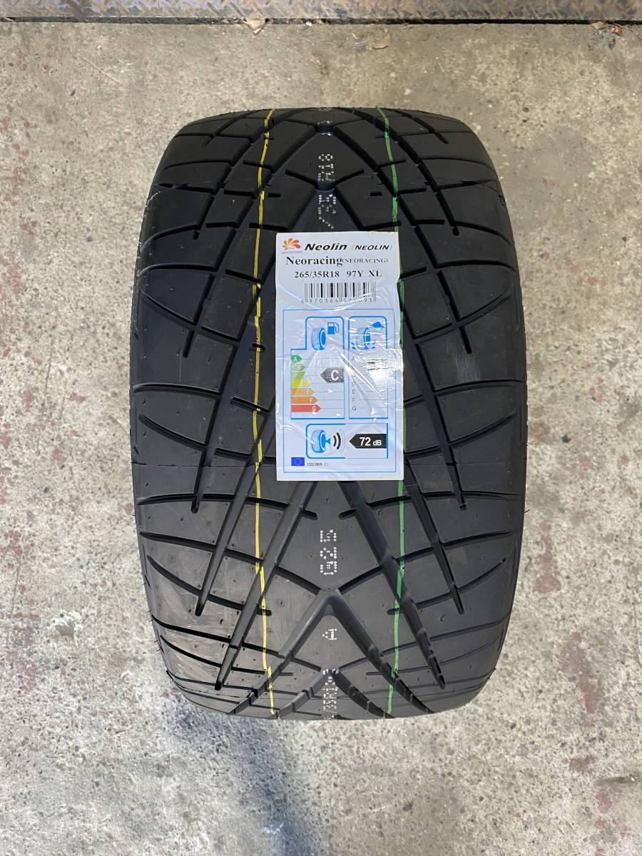 ネオリン NEOLIN 265&frasl;35&frasl;18 新品2本 室内保管NEOLIN NeoRacing