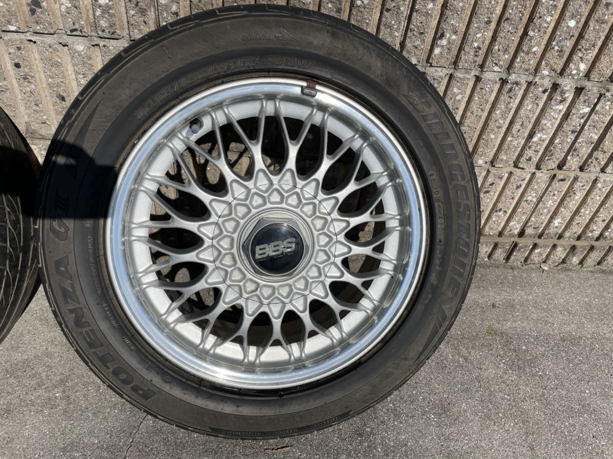BBS 6.5j+40 16インチ 5H 日産Y32純正OP 当時物 - 純正 bbs