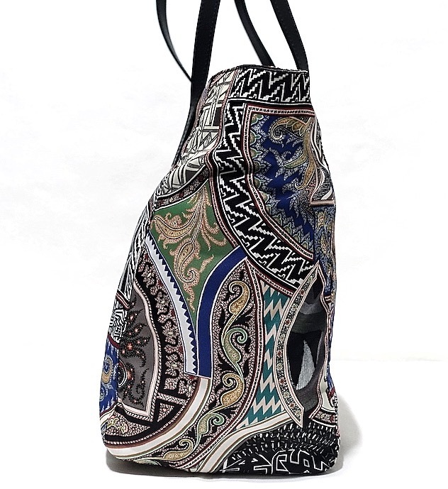 2015年製 極美品 ETRO エトロ マルチペイズリー柄 ラージ トートバッグ 