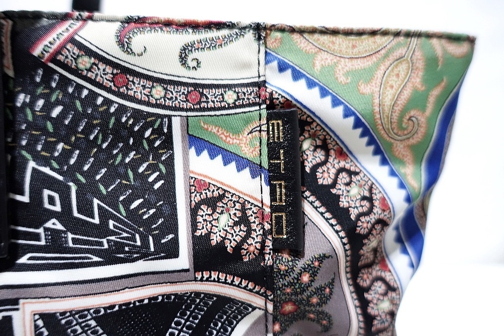 2015年製 極美品 ETRO エトロ マルチペイズリー柄 ラージ トートバッグ 
