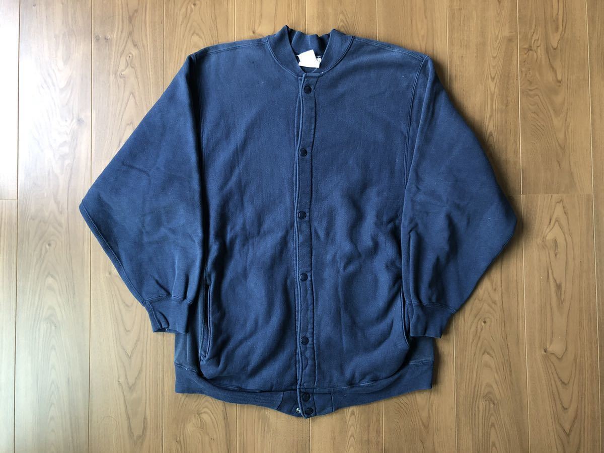 90s チャンピオン USA製 目無し リバースウィーブ XL フルスナップ 