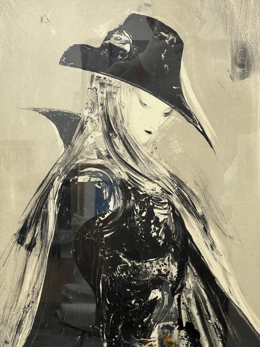 ●天野喜孝【そよぎ】BLACK／AP５／アーティストプルーフ／リトグラフ／版画●絵画