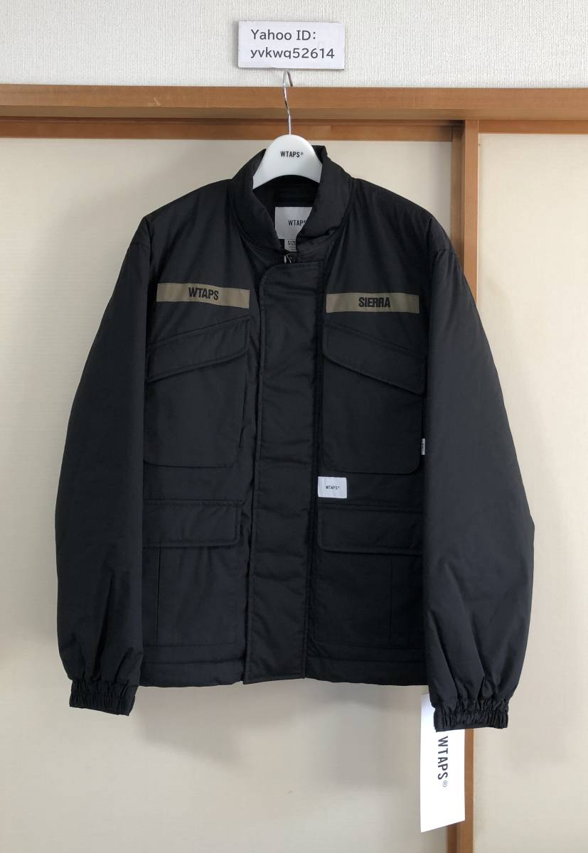 1円～ 新品未使用 WTAPS 19AW MC / JACKET. COPO. TAFFETA BLACK 黒 S 