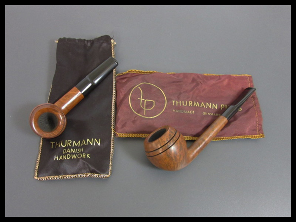 白蓮】パイプ THURMANN/ツールマン PAX・FOX デンマーク製 喫煙具 2点