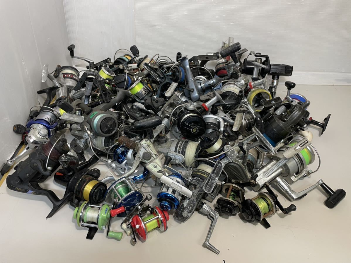 SHIMANO DAIWA シマノ RYOBI OLYMPIC 等 リール まとめ55本セット　ジャンク