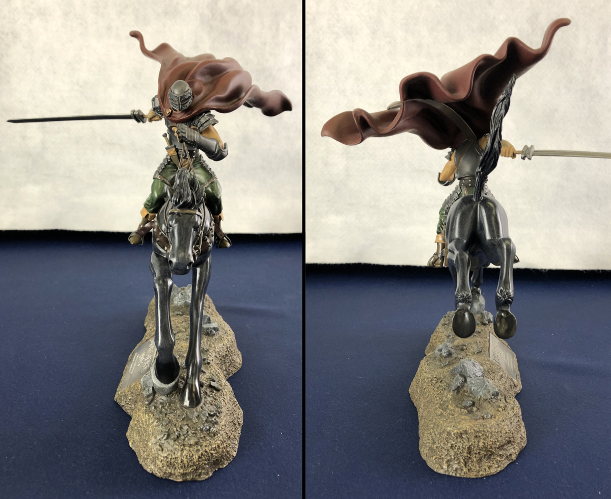 ☆中古品☆【欠品あり】フィギュア ベルセルク ガッツ （鷹の団） 乗馬 