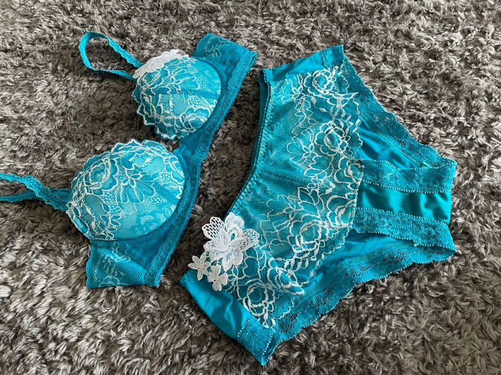 ワコール☆ルジェ C65 ブラ＆ショーツ セット グリーン ①ECO商品(65