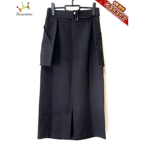 アドーア ADORE ロングスカート サイズ38 M - 黒 レディース マキシ丈 美品 ボトムス