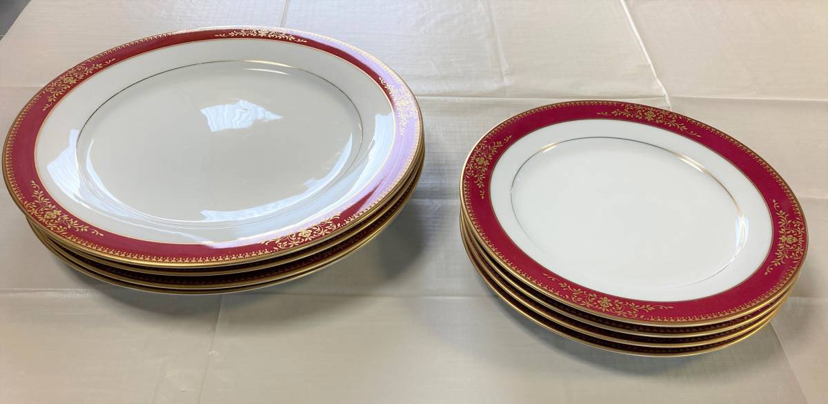 Noritake ノリタケ プレート 5枚セット 中皿 金彩　アンティーク Noritake ノリタケ プレート 5枚セット 中皿 金彩 アンティーク公式