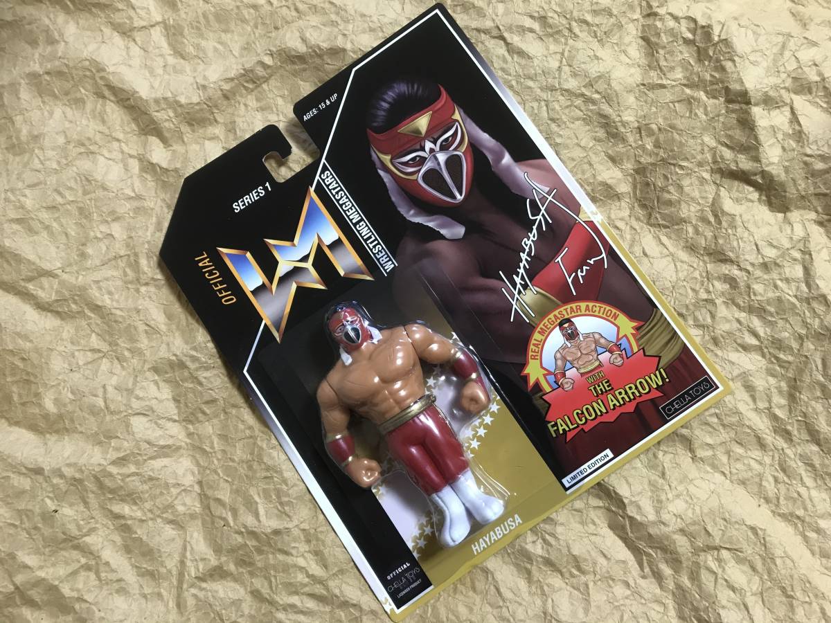 ハヤブサ ハズブロWWFシリーズ風 FMW wwe フィギュア プロレス、格闘技