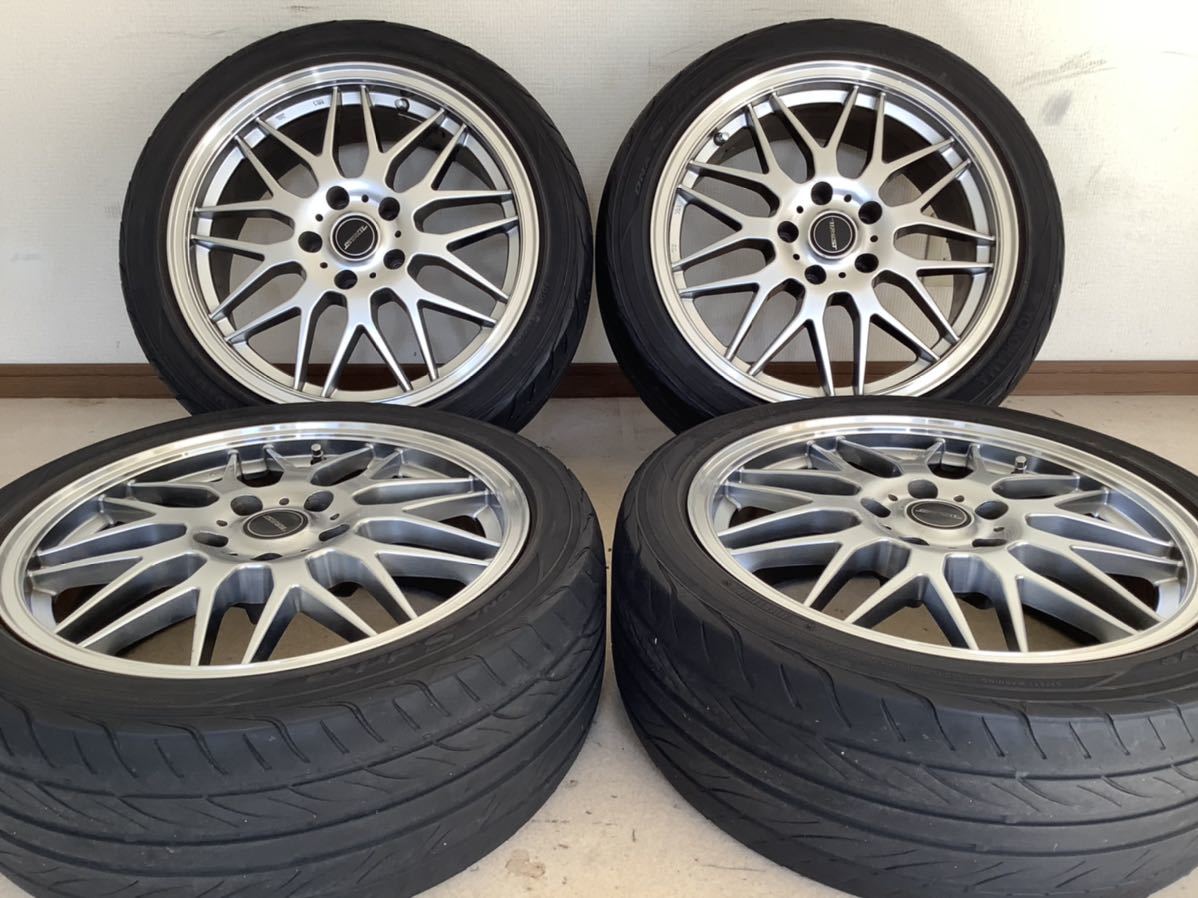 17インチ アルミホイール 4本セット17×7J +38 PCD114.3 5穴 114.3 5穴 ホイール 2026年最新Yahoo!オークション -17インチ PCD114.3