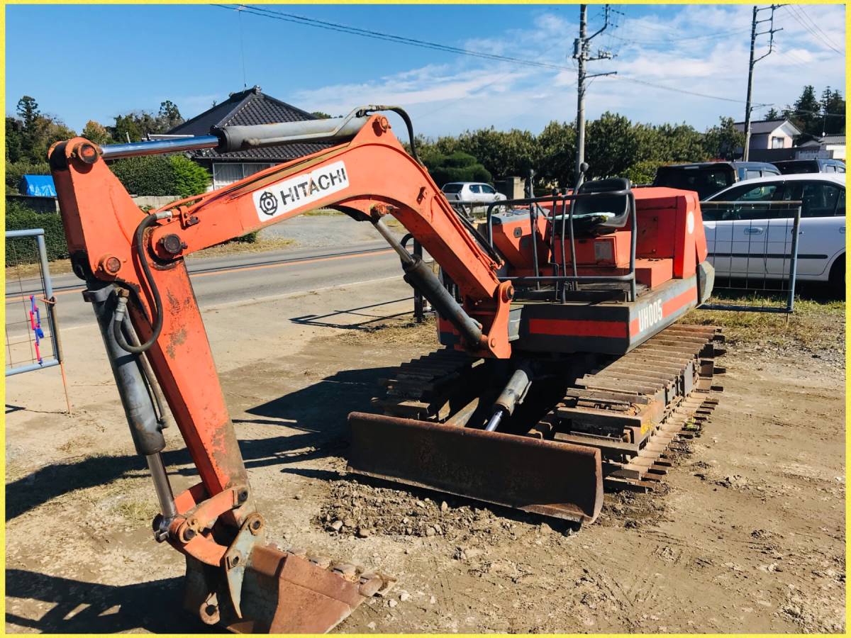 ユンボショベル■茨城から■HITACHI■UH005■1065ｈ