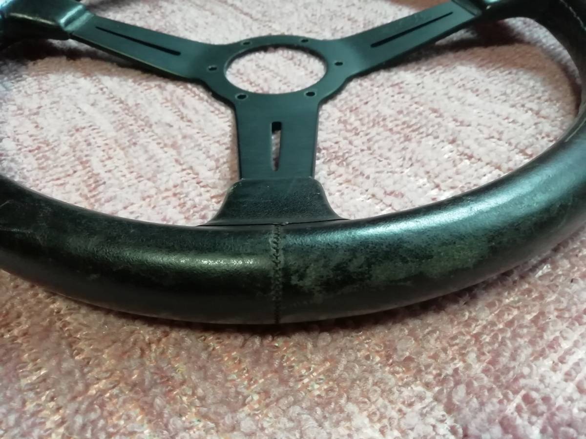 NARDI ナルディ クラシック ブラックレザー 36パイ ステアリング 当時