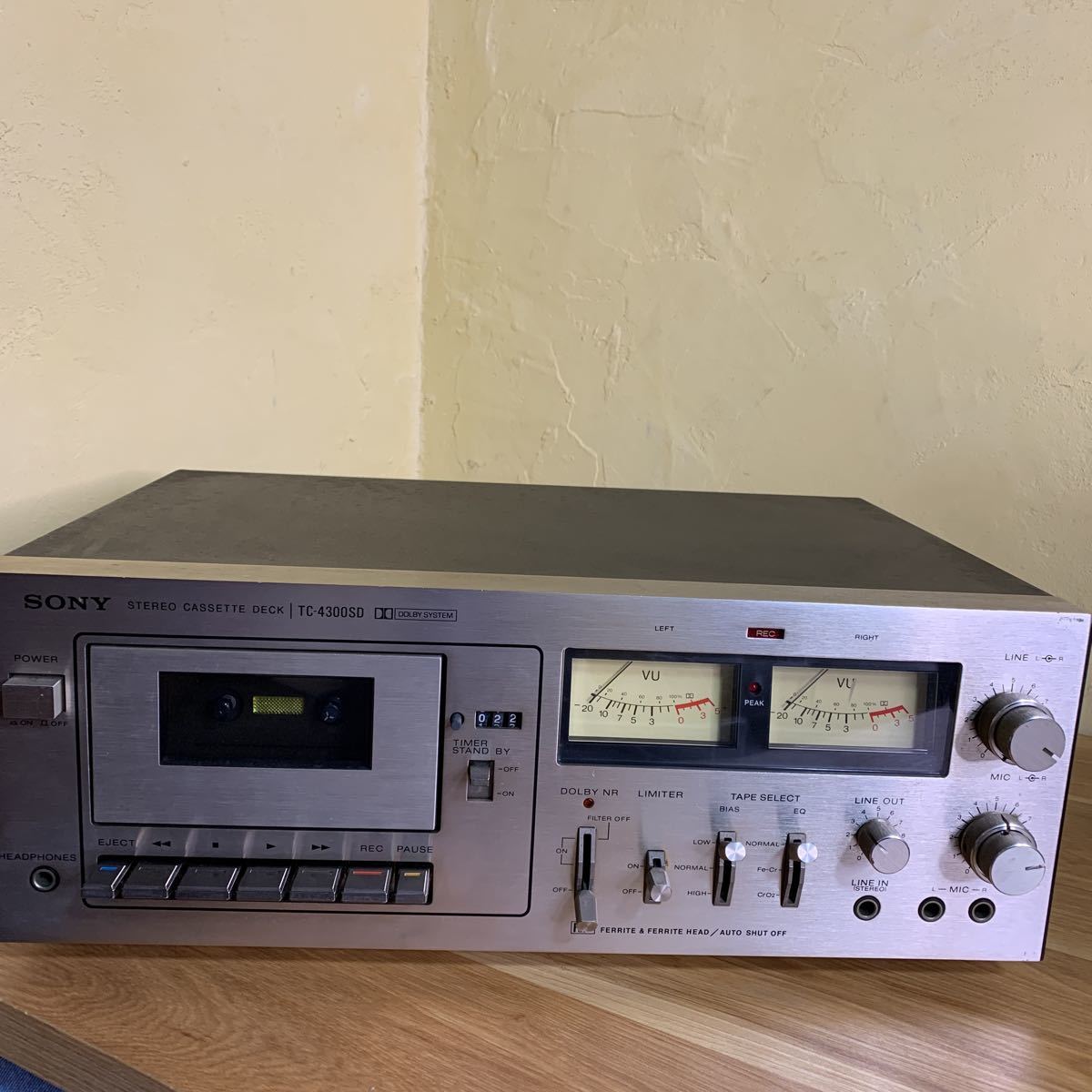 SONY/ソニー TC-4300SD ステレオカセットデッキ 通電OKSONY TC-4300SD