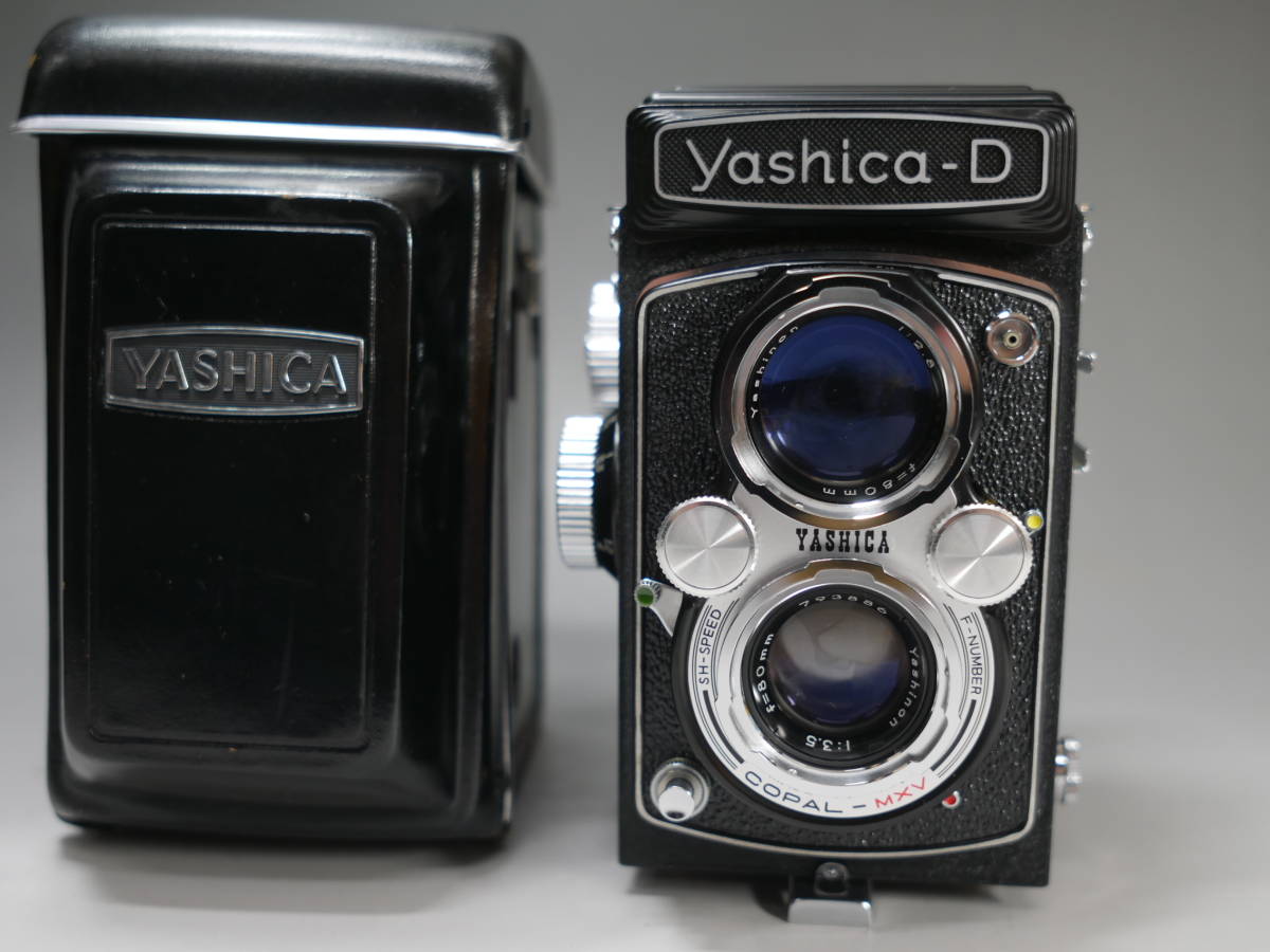 ◇ヤシカ【Yashica-D】二眼レフカメラ デッド級美品！Yashinon 1:3.5 f=