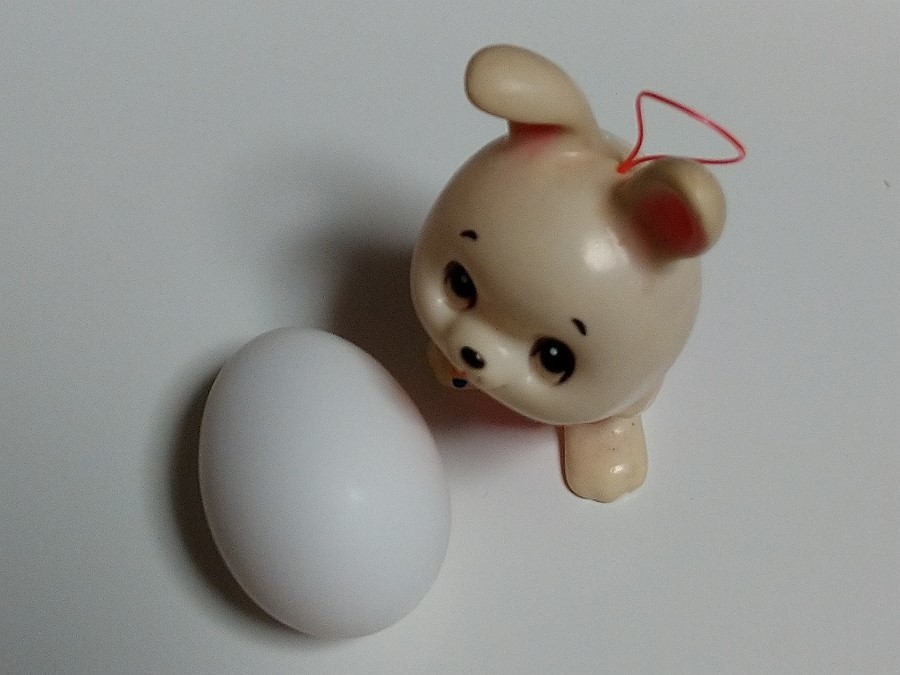 断捨離中】ニッペちゃん 日本ペイントのキャラクタードール ウサギ 