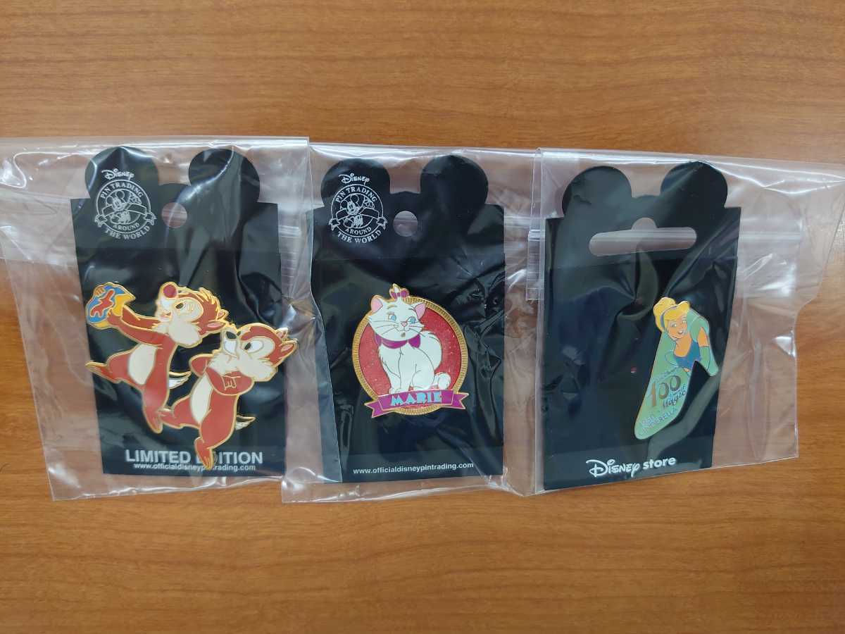 ピンバッジ 3点セット ディズニー ミッキー ミニー TDRレア - 東京 