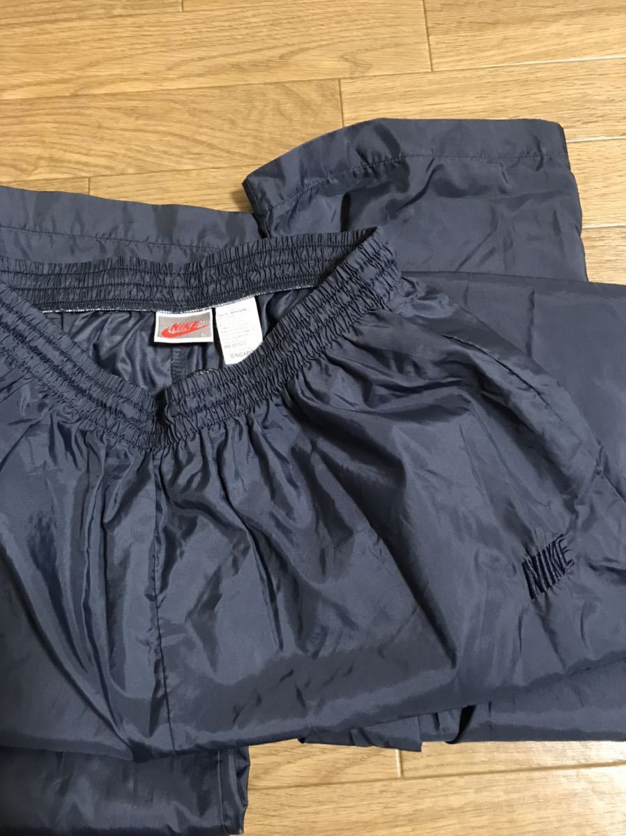 90s ナイキ NIKE ナイロンパンツ シャカパン 銀タグ ブラック 90年代