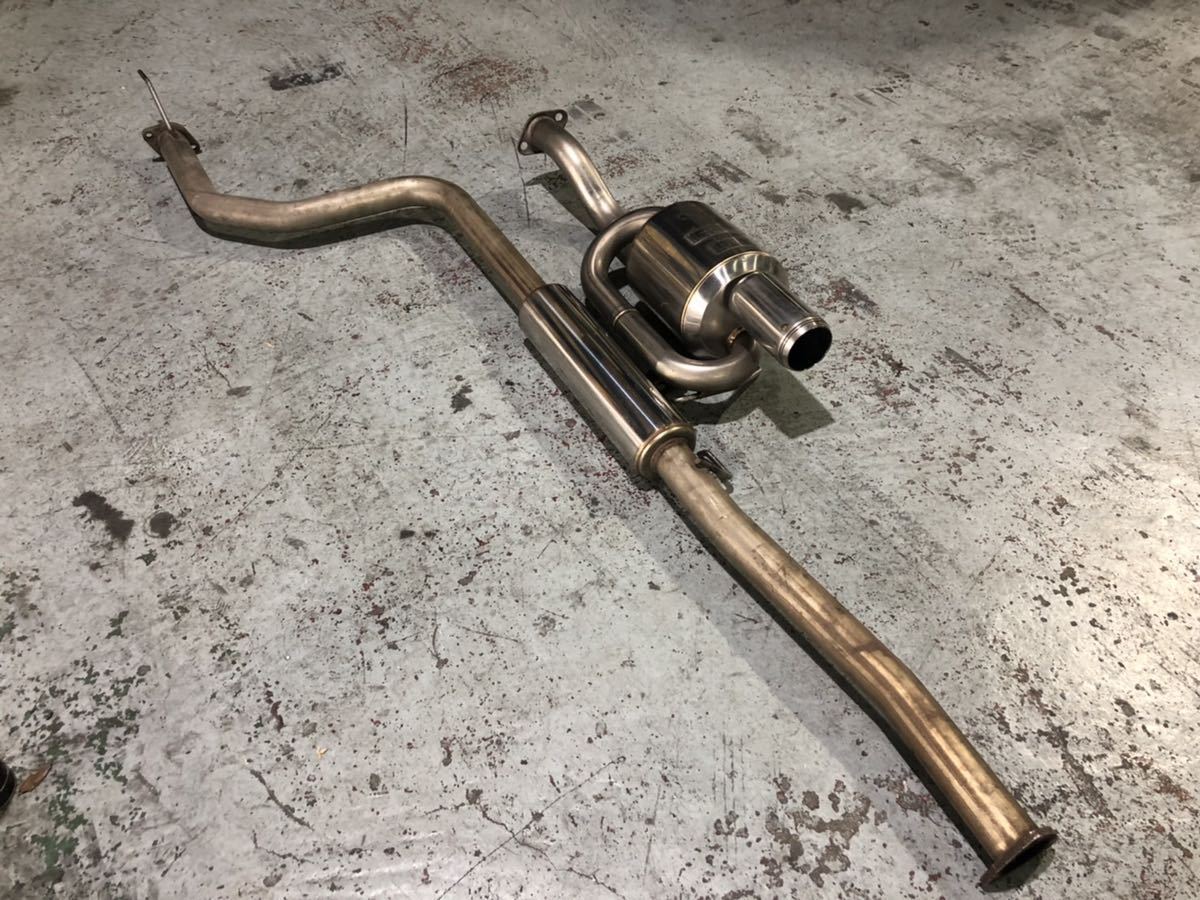 無限 ツインループマフラー EK4 EK9 EJ7 シビック エキマニ 中間 