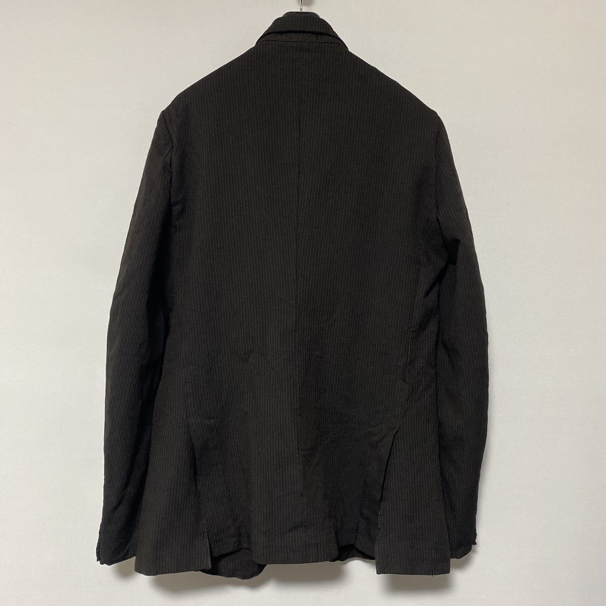 美品 AD 2018 コムデギャルソン オム DEUX ポリ 縮絨 ドッキング