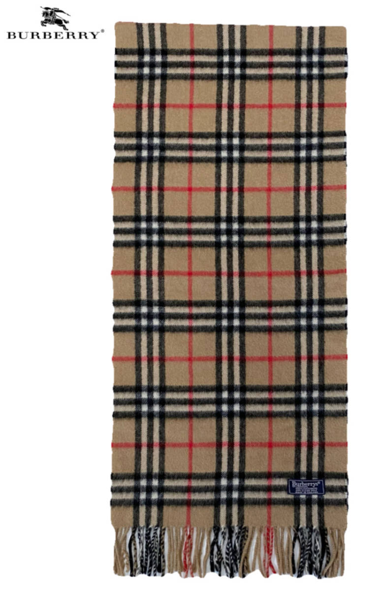 美品】Burberry's カシミヤ チェックマフラー BURBERRY チェック