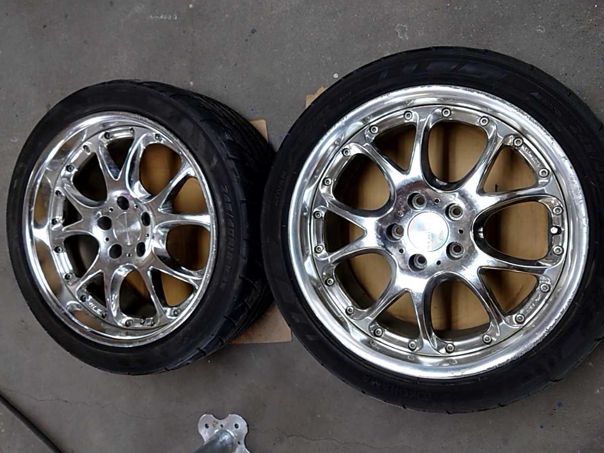 SSR ストラッセ 18インチ 9j 10j 4本セット ☆売り切り☆希少 深リム 