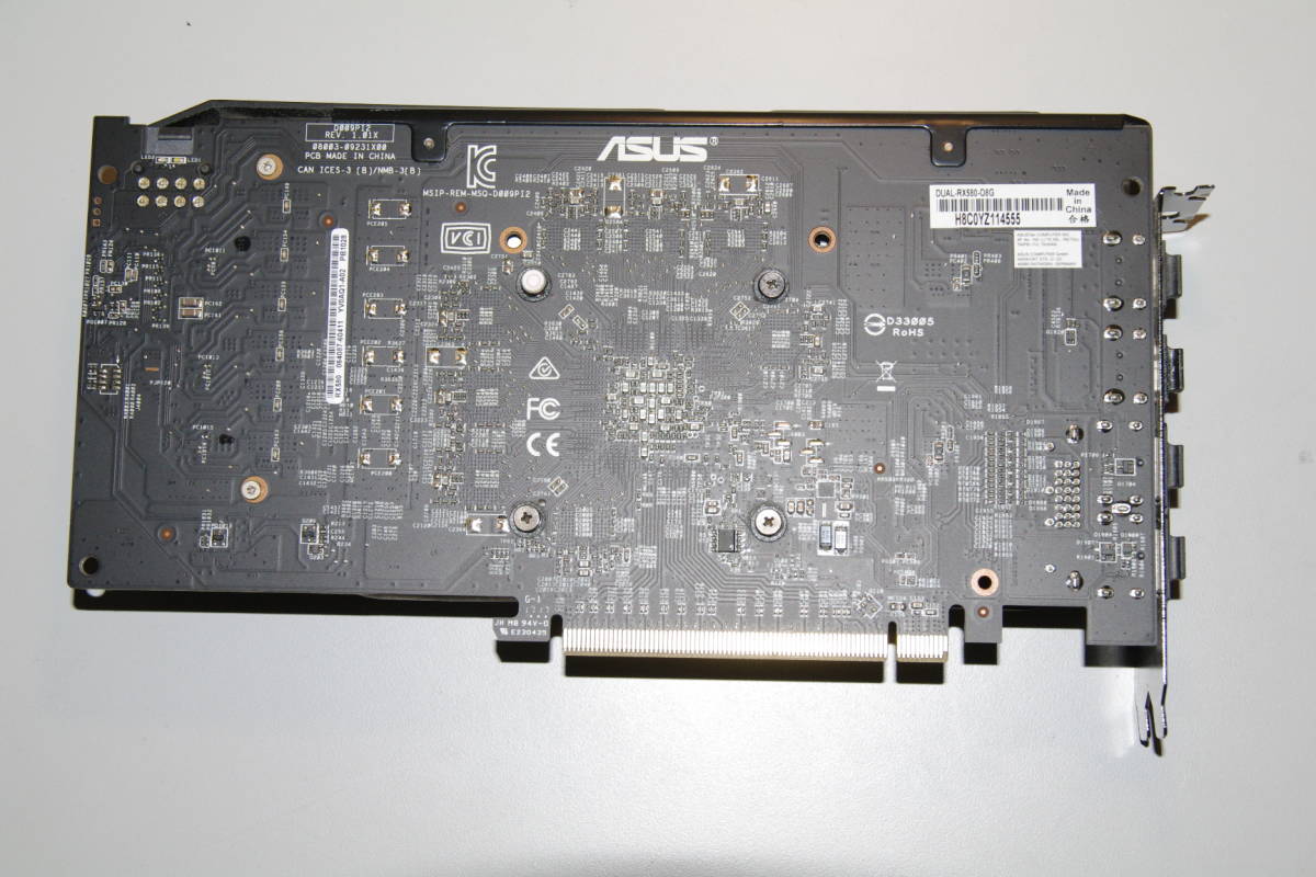Radeon Graphics Card ASUS 8GB AMD RX580 GDDR5 0 Asus RX DUAL-RX580