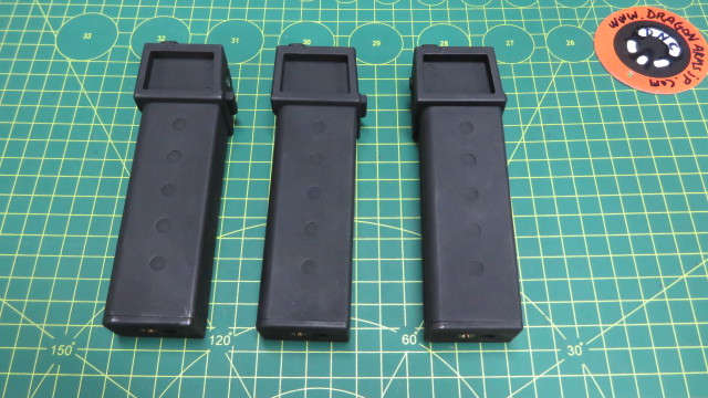 中古KJ WORKS製、KC02，KJワークス・スタームルガー10/22モデル・ホークアイ、KC02ガスガン用純正ロングマガジン3個です