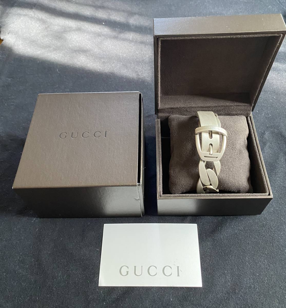 【美品】OLD GUCCI オールドグッチ BUCKLE BRACELET バックル　チェーン　ブレスレット　バングル　シルバー925 Vintage Gucci OLD striped オールド solid