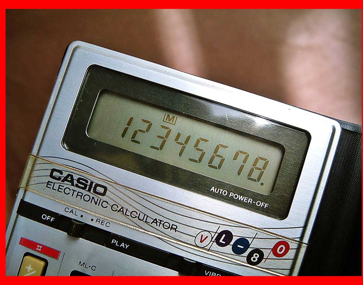 CASIO メロディー電卓VL-80限定動作確認中古 メロディー電卓 の商品 