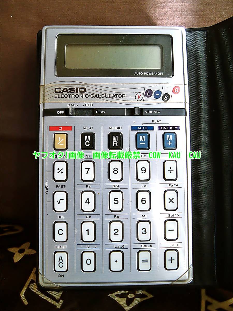 CASIO メロディー電卓VL-80限定動作確認中古 メロディー電卓 の商品 