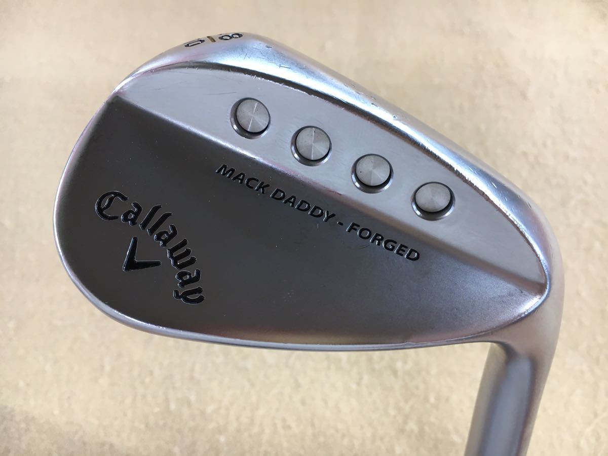 ウェッジ☆キャロウェイ☆MACK DADDY FORGED ミルキークロム☆48度☆MODUS3 TOUR120☆Flex:S☆35.5インチ☆D-3☆重量448g☆右☆即決価格