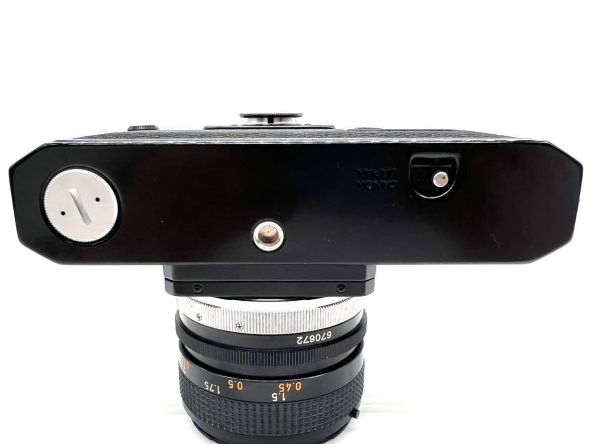 十129] Canon/キャノン/F-1/FD/50mm/1:1.4/S.S.C./ブラックボディ/一眼