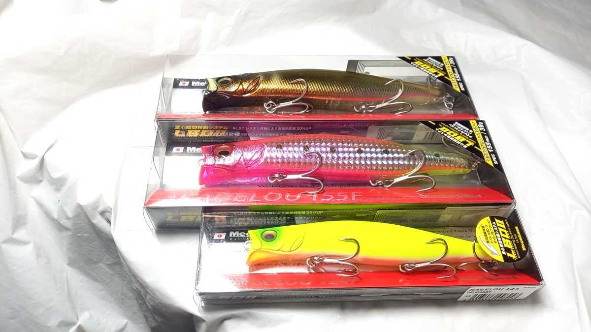 【新品，人気セール】 メガバス カゲロウ 124F&times;1 155F&times;2 管理335 ドチャート ピンクイワシ 和銀 アユ 3個セット(その他)｜売買されたオークション情報、yahooの商品情報をアーカイブ公開 - オークファン その他