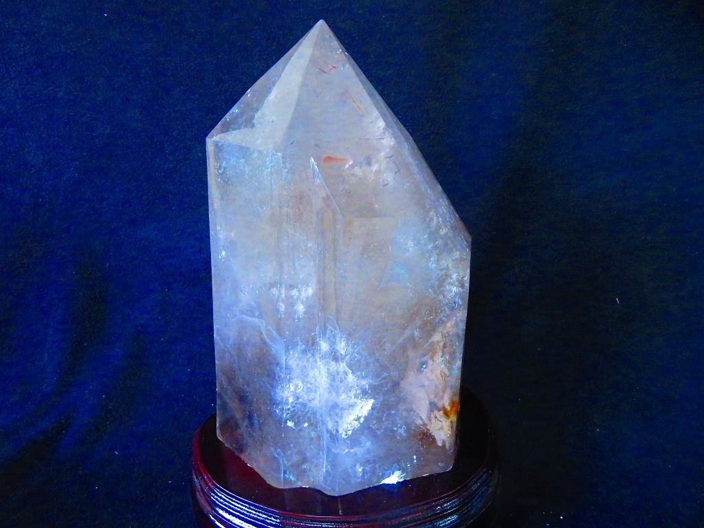 絶品超迫力☆天然水晶☆ヒマラヤ産☆高透明☆虹