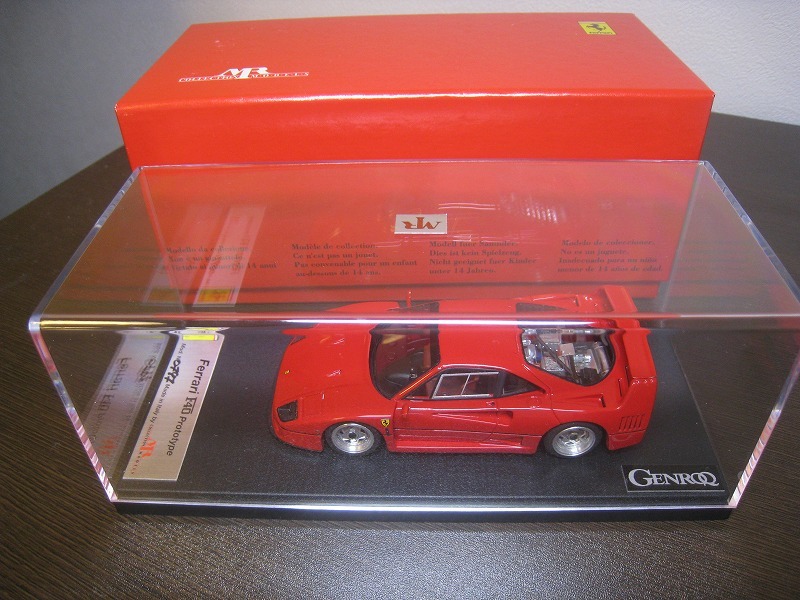1/43 フェラーリ f40 GENROQ 限定 mr  1315台限定 1⁄43 フェラーリ F40 限定 mr 1315台限定 ☆MRコレクション GENROQ特注 1/