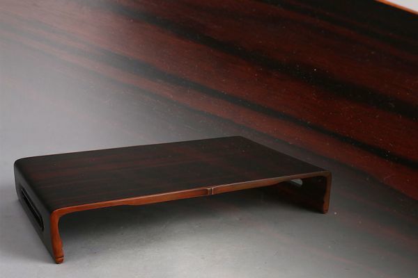 【氷】初だし 盆栽道具 唐木 紫檀製 花台 飾台 香炉台 骨董 古玩 古美術品 古道具 AJ665