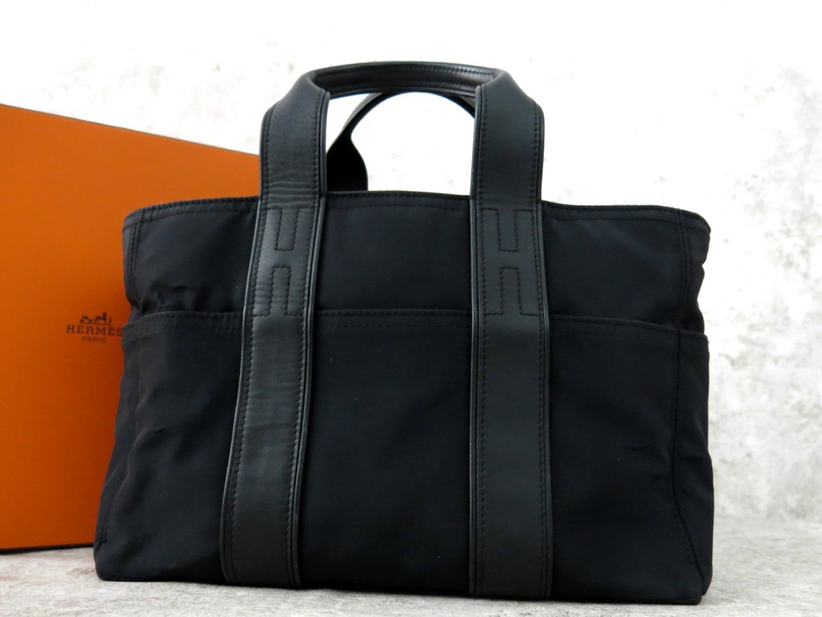 爆買い，SALE □美品□HERMES エルメス□メンズ□アカプルコ□ナイロン 