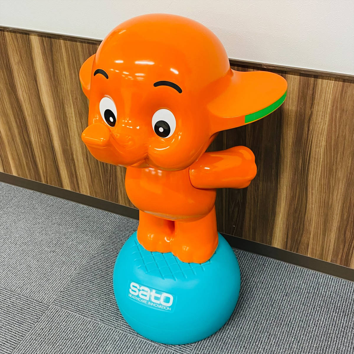 佐藤製薬 サトちゃん 非売品 サトちゃん人形 置物 高さ約95cm 等身大 