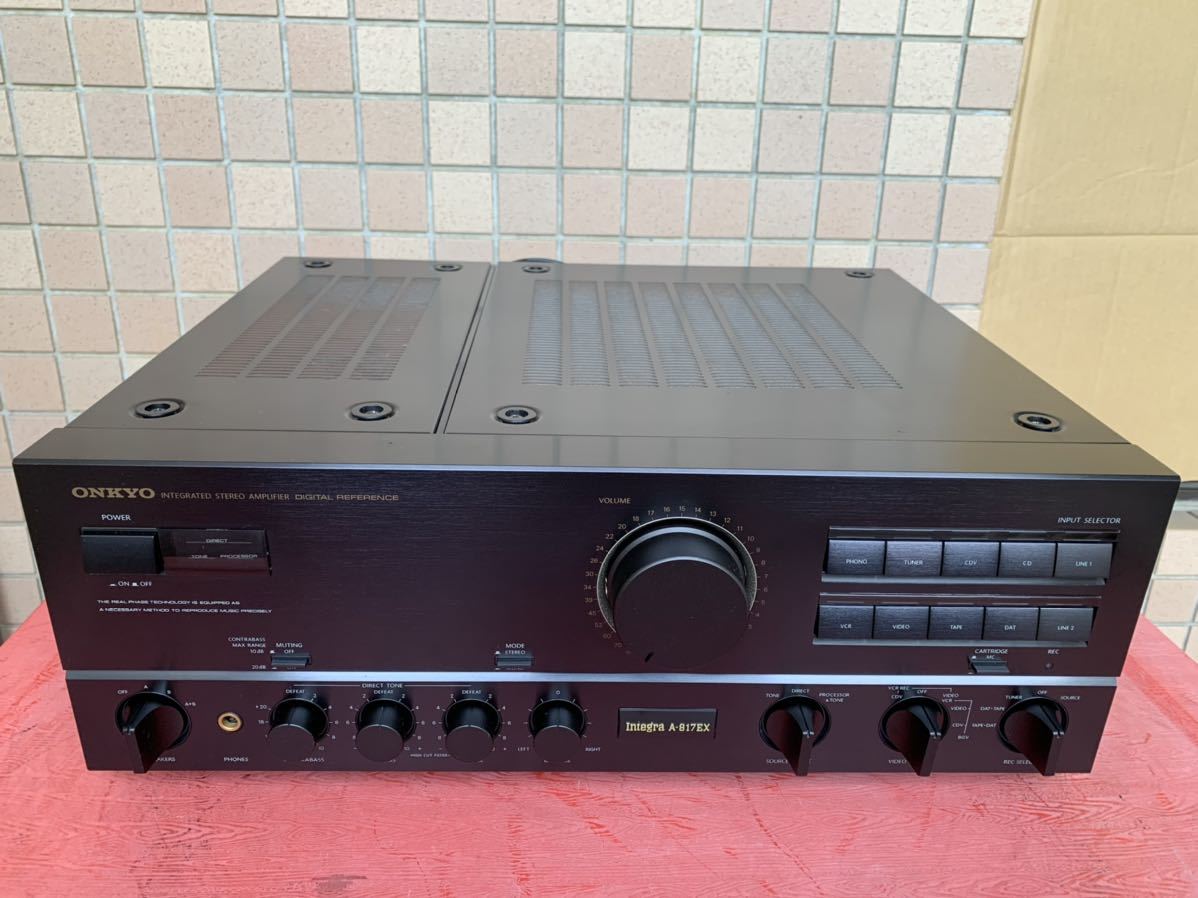 新作】 （整備品）ONKYO プリメインアンプ Integra A-817 EX