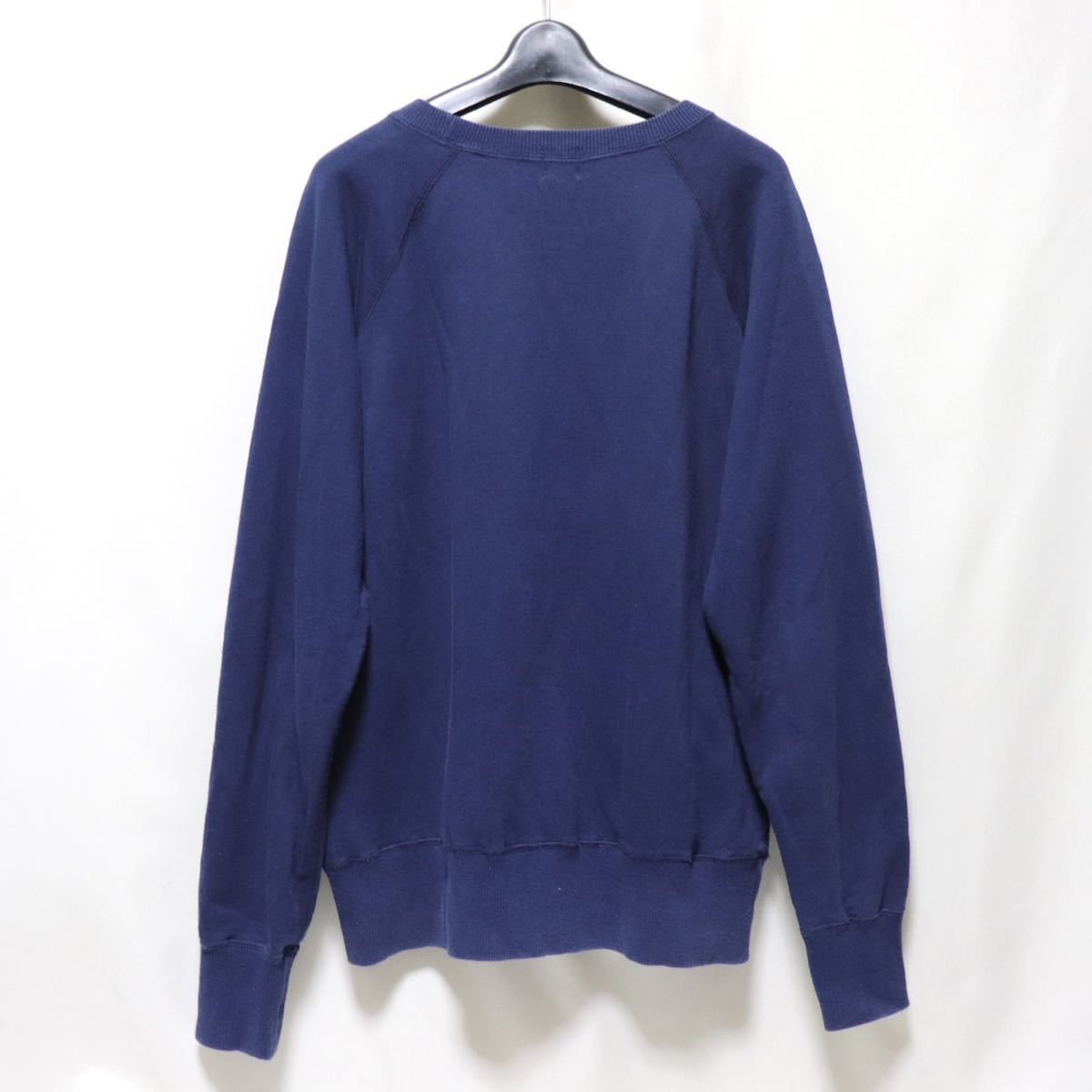 希少【A BATHING APE】bape ロゴ/スウェット トレーナー/nvy/cotton/ア 