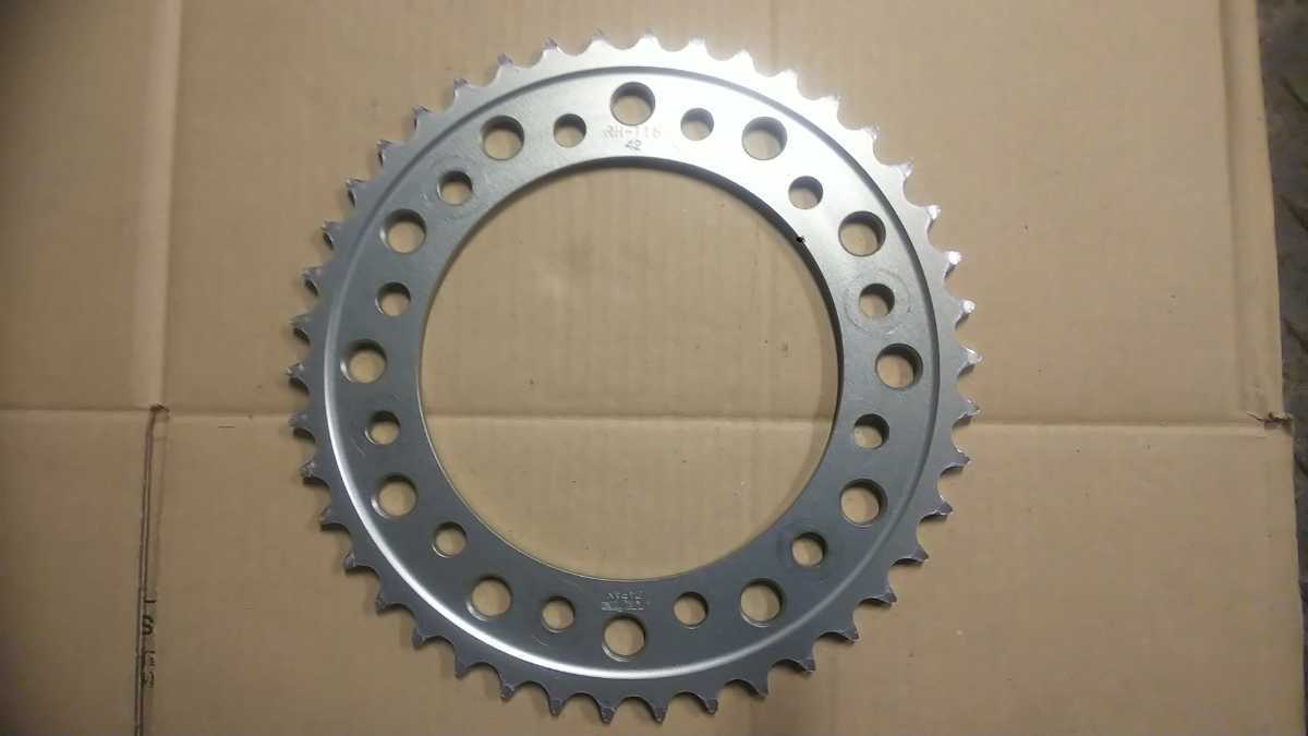 磨耗少ない CBR600RRSUNSTAR製軽量スプロケット RH‐115 42T 520size コンバート CBR1000RR VTR1000SP CBR HONDA