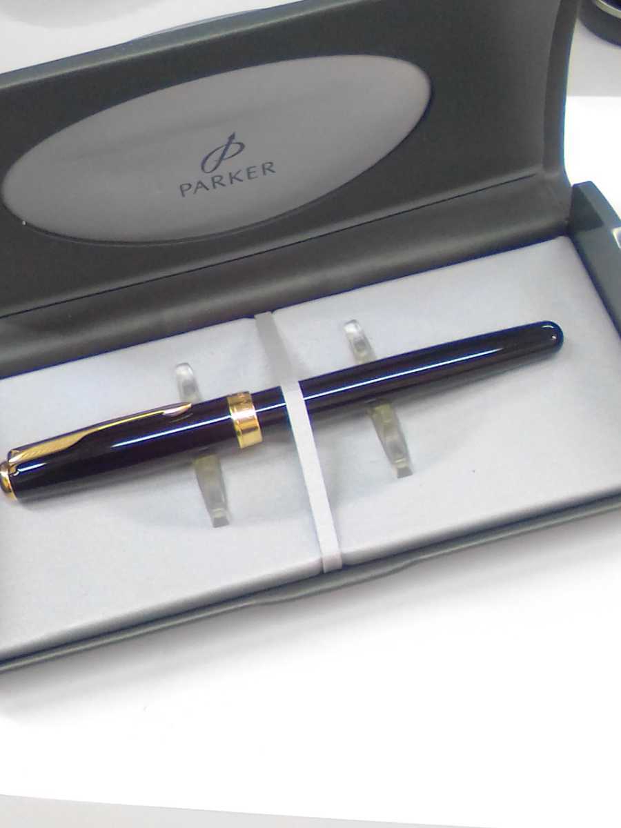 PARKER 万年筆 18K 750 ペン先 ケース付 万年筆 パーカー PARKER | ソネット ゴールドシズレGT SE 18金ペン先