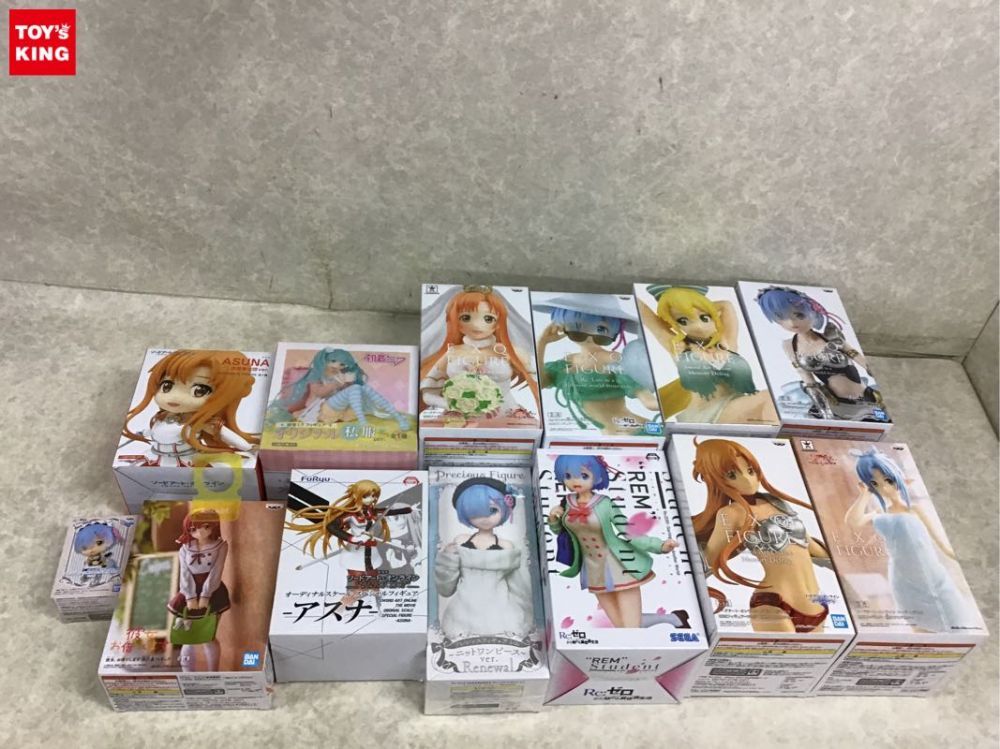 同梱不可 ジャンク 1円〜 1円～ セーラームーン、Re:ゼロ 0 一番くじ