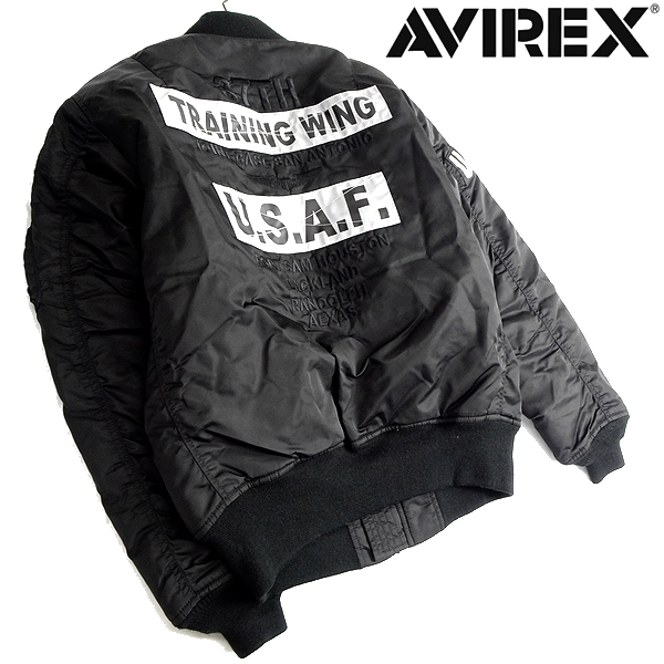 アヴィレックス フライトジャケット ブルゾン MA-1 定3.1万 L（AVIREX 